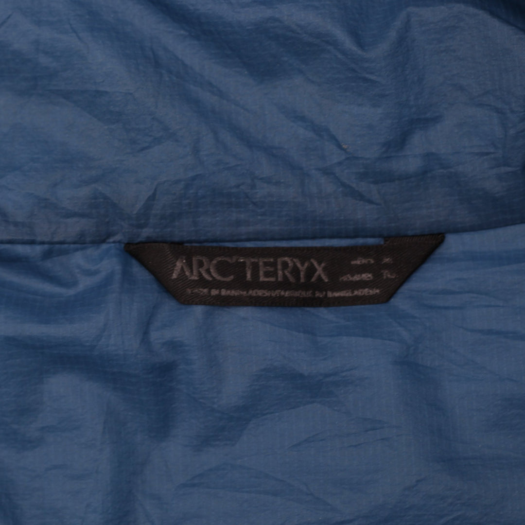 Mens Arc'teryx Jacket Navy Lightweight Hooded Full Zip Outdoor XL | Migration_Jackets - Back View | Fashion Rerun