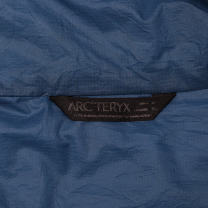 Mens Arc'teryx Jacket Navy Lightweight Hooded Full Zip Outdoor XL | Migration_Jackets - Back View | Fashion Rerun