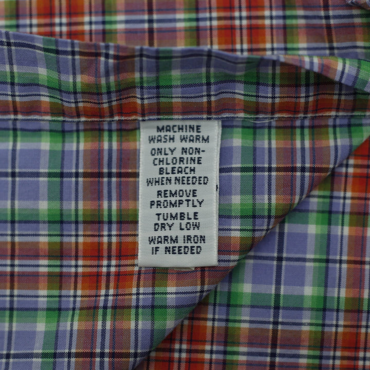 Mens Ralph Lauren Custom Fit Plaid Long Sleeve Shirt Size M