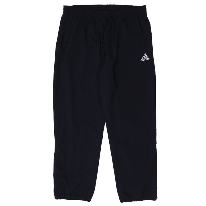 Mens Embroidered Adidas Logo Wide Leg Sports Track Pants