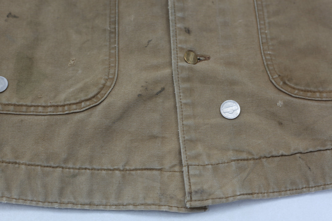 Vintage Carhartt Blanket Lined Chore Jacket Brown -Distressed - Fashion Rerun Vintage Migration_Jacket