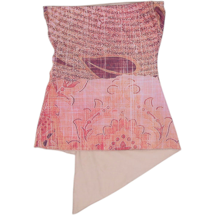 Y2K Ladies Tiger Mist Strapless Top Multi Color Corset Style