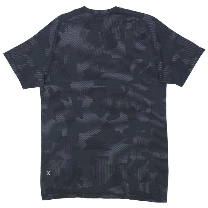 Mens Lululemon Black Camo Short Sleeve T-Shirt - Fashion Rerun Vintage Migration_T-Shirt