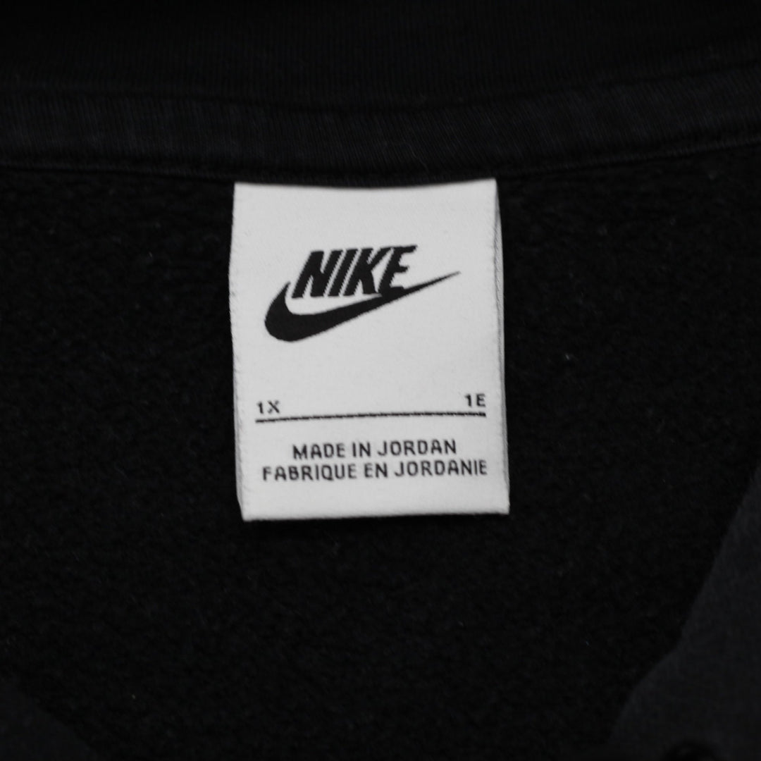 Nike Women’s Black Center Swoosh Hoodie - Plus Size 1X