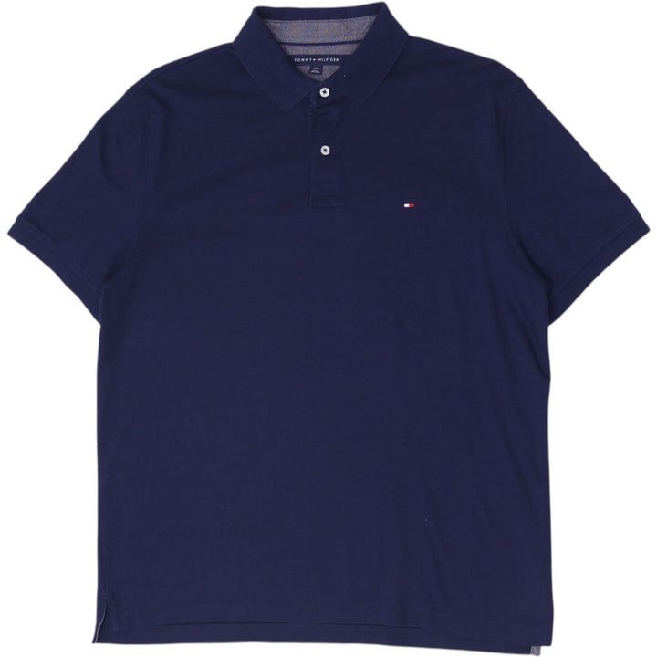 Mens Tommy Hilfiger Classic Fit Navy Polo T-Shirt Size L
