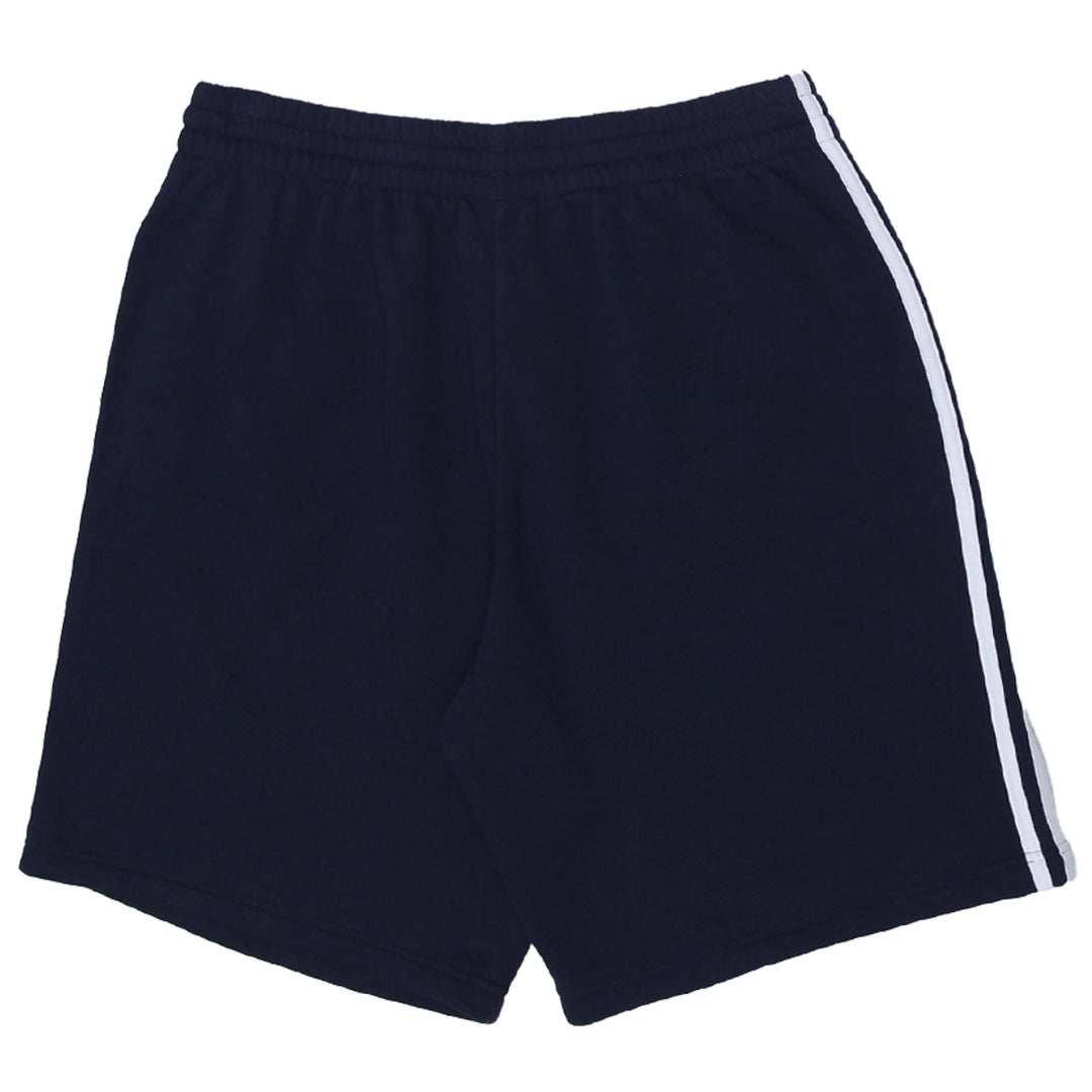 Mens Adidas White Stripes Navy Fleece Shorts - Fashion Rerun Vintage Migration_Shorts