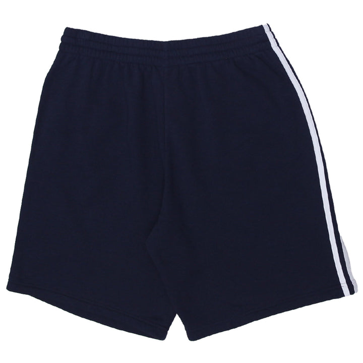 Mens Adidas White Stripes Navy Fleece Shorts - Fashion Rerun Vintage Migration_Shorts